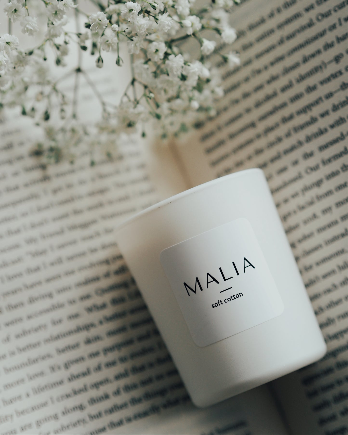 Soft Cotton - mini candle